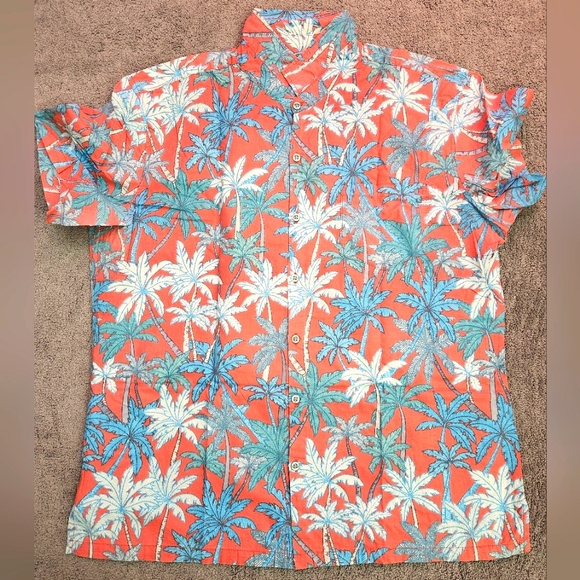 Tori Richard Palm Tree Aloha Shirt - Picture 3 of 4